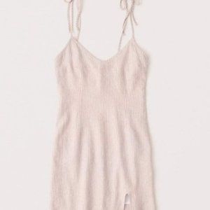 Abercrombie Linen-Blend Slip Dress